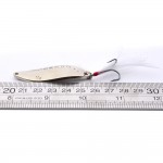 1PC Metal Lure Exported Fishing Bait Spoon Lures 5G-7G-10G-15G-20G Fishing Lure 2 Color 8#-2# Hook Fishing Tackle