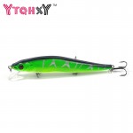 1PCS 14 cm 23.7g Fishing Lure Minnow Hard Bait with 3 Fishing Hooks Fishing Tackle Lure 3D Eyes YE-8