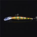 1PCS 4 COLORS 12.5cm 14g Hard Fishing Lures Plastic Minnow Crankbaits Treble Hooks Artificial Bait