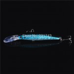 1PCS 4 COLORS 12.5cm 14g Hard Fishing Lures Plastic Minnow Crankbaits Treble Hooks Artificial Bait