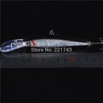 1PCS 4 COLORS 12.5cm 14g Hard Fishing Lures Plastic Minnow Crankbaits Treble Hooks Artificial Bait