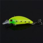 1PCS 4 Colors LINGYUE Plastic Hard Crank Crankbait Baits Fishing Lures Two Treble Hooks Pesca