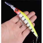 1PCS Long Minnow Fishing Lure 14.5cm 14.7g Artificial Bait wobblers shone vibrator For Fishing Y077