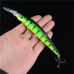 1PCS Long Minnow Fishing Lure 14.5cm 14.7g Artificial Bait wobblers shone vibrator For Fishing Y077