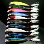 1PCS Minnow Fishing lures 10 colors fishing wobblers 9cm 8g jig swimbait fishing tackle fishing lure free shipping YE-210