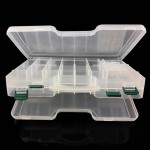 1Pc Hot sale PP Material Multi Functional Box  29.5*22*6cm Plastic Double-layer Fish Lure Fishing Tackle Hooks Box Case