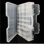 1Pc Hot sale PP Material Multi Functional Box  29.5*22*6cm Plastic Double-layer Fish Lure Fishing Tackle Hooks Box Case