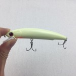 1Pcs 11cm 18g 3D Luminous Night Bait Fishing Minnow Lure Isca Artificial Hard Warped Fishing Bass Crank Tackle Crankbait YE-232