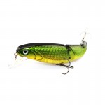 1Pcs 3 Sections Top Water Minnow Fishing Lures Swimbait Jointed Hook Crankbait 10.5cm Crazy wobblers fishing tackle YE-248