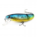 1Pcs 3 Sections Top Water Minnow Fishing Lures Swimbait Jointed Hook Crankbait 10.5cm Crazy wobblers fishing tackle YE-248