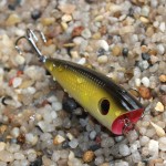 1Pcs 6cm 6.5g Top water Fishing Lures Popper Lure Crankbait Minnow Hooks 8# Swimming Crank Baits YE-236