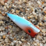 1Pcs 6cm 6.5g Top water Fishing Lures Popper Lure Crankbait Minnow Hooks 8# Swimming Crank Baits YE-236