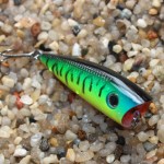 1Pcs 6cm 6.5g Top water Fishing Lures Popper Lure Crankbait Minnow Hooks 8# Swimming Crank Baits YE-236