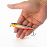 1Pcs 9g 8cm Pencil bait Topwater Floating Fishing lures Pencil Lure Hooks Crankbaits 5 Colors fishing tackle YE-17