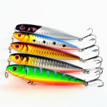 1Pcs 9g 8cm Pencil bait Topwater Floating Fishing lures Pencil Lure Hooks Crankbaits 5 Colors fishing tackle YE-17