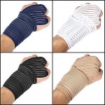 1Pcs Bandage Bracer High Elasticity Wrist Carpal Protector Nylon Brace Support Sport Basketball Tennis Badminton Z10801