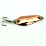 1pc 3.5cm 3.7g metal Lure Exported to USA Market fishing bait spoon lures fishing lure Gold silver color fishing tackle YE-67