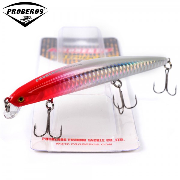 1pc Bassbait Exported to Japan 10 color Fishing Bait Minnow Lures 13.5g-0.48oz/12.5cm-4.92" Fishing Lure 6# Hook Fishing Tackle