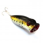 1pc Fishing Lures 5 colors Popper Lure 6.5cm 13g fishing bait 6# high carbon steel hook fishing tackle YE-203