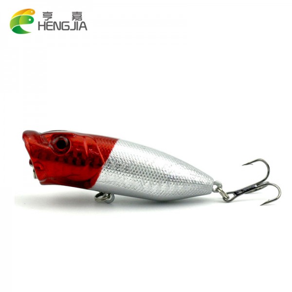 1pc Fishing Topwater Fishing Lures 10 Colors Floating Popper Lure Hooks Crank Baits Tackle Tool 6.5cm 11g fishing wobblers