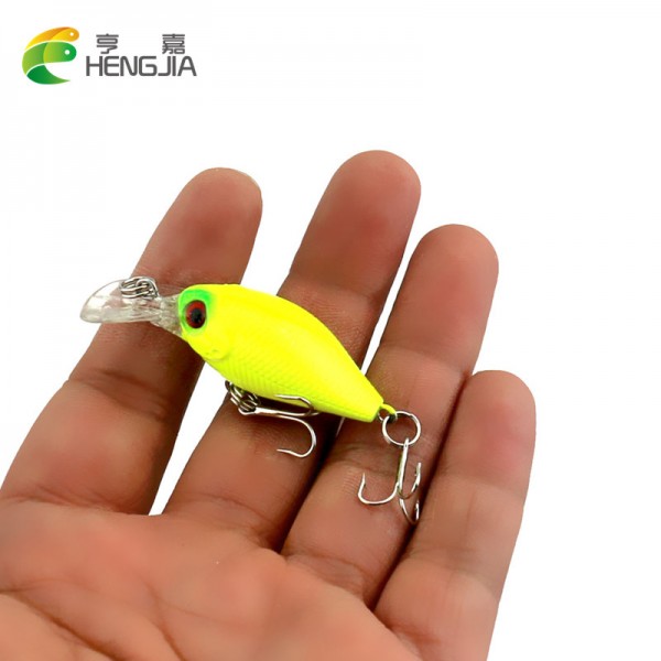 1pc Super Mini Crankbait fishing lure Crank Bass Bait Wobbler Fishing Lure Hard Fishing Tackle Plastic Fishing Bait 5cm 4.4g