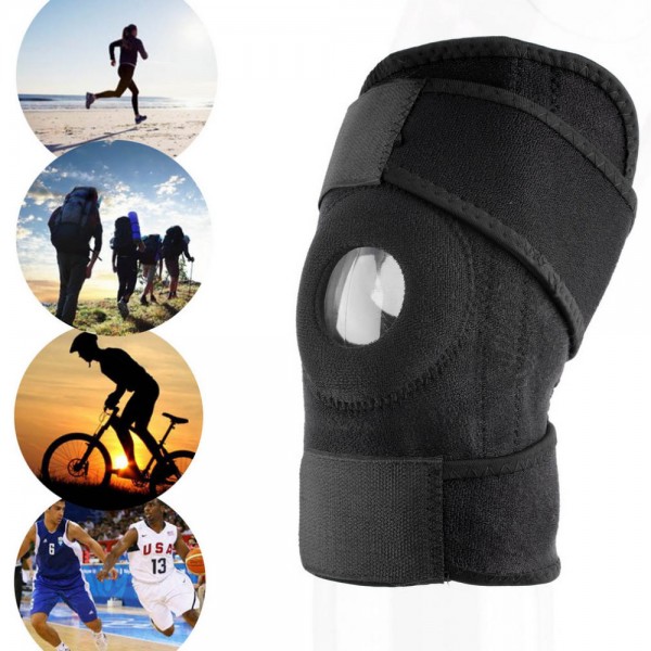 1pc knee Support Strap Brace Pad protector sport kneepad Badminton Basketball Running bull breathable knee