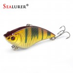 1pcs 7cm 16g  Winter Fishing Hard Bait VIB with Lead Inside Ice Sea Fishing Tackle Diving Swivel Jig Wobbler Lure