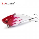 1pcs 7cm 16g  Winter Fishing Hard Bait VIB with Lead Inside Ice Sea Fishing Tackle Diving Swivel Jig Wobbler Lure