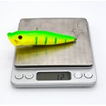 1pcs 9.5cm 12.7g Topwater Fishing Lures Popper Lure Crankbait Minnow Hooks 6# Swimming Crank Baits