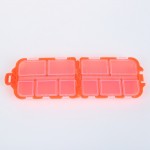 1pcs 9.5cm*6cm*3cm 10 Compartments Fly Fishing Lure Spoon Hook Bait Tackle Box Storage Case Holder Fishing Accessories