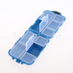 1pcs 9.5cm*6cm*3cm 10 Compartments Fly Fishing Lure Spoon Hook Bait Tackle Box Storage Case Holder Fishing Accessories