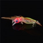 1pcs Hard Bee Fishing Lures 4.5cm/3.6g with Wing Fishing Tackle 3D Eyes Bait  6# Treble Hooks Lure