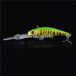 1pcs hard protein crank bait 3d eyes fishing wobblers 10.1cm/8g swimbait  crankbait Fish Tackle