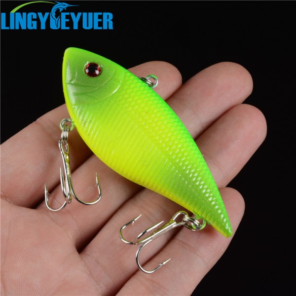 1pcs/lot plastic fishing lures fishing bait minnow bass Floating lure fishing tackle Hooks 7.1CM/11.2g