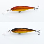 1piece Super Quality10 Colors 11cm 10.2g Isca Artificial Hard Bait Pesca Minnow Fishing lures wobbler crankbait 6# hook 3D eyes