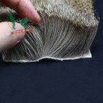 2 pcs/lot deer body hair fur patch with bigger size:8cm*8cm Elk Body Hair short deer hair for fishing dry flies tying materials