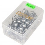 20-50pcs/box Fishing Hook Set Lead Head Hook Fishhooks Jig Kit With Box Fishing Tackle Accessories 1g-20g