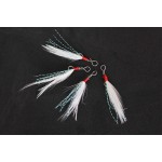 20 pcs 49mm blade Lure pendant bloodstreams feather fishing lure fishing equipment fishing tackle single