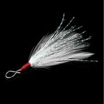 20 pcs 49mm blade Lure pendant bloodstreams feather fishing lure fishing equipment fishing tackle single