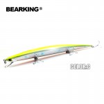 200mm/27g,5pcs/.lot. Color send randomly! 2015 good bearking fishing lures minnow,quality professional minnow