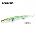 200mm/27g,5pcs/.lot. Color send randomly! 2015 good bearking fishing lures minnow,quality professional minnow