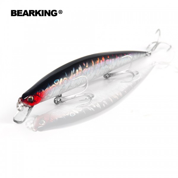 200mm/27g,5pcs/.lot. Color send randomly! 2015 good bearking fishing lures minnow,quality professional minnow