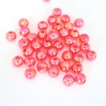 200pcs/lot Fishing Accessories Orange Beads 5mm Round Rigs Making Hard Floating Fishing Beads Fishing Tackle free shipping