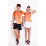 2015  Badminton Set ( T-shirt + Shorts) Team Couple Model Badminton Table Tennis Sportswear CS1153 CS2153