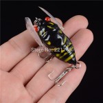 2015 Hot Sale Lake River Pesca Isca Artificial New Promotions 1 Pcs 4-color Cicada Baits Fishing Lures Bass Crank 4cm 6.4g Float