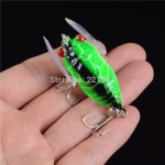 2015 Hot Sale Lake River Pesca Isca Artificial New Promotions 1 Pcs 4-color Cicada Baits Fishing Lures Bass Crank 4cm 6.4g Float