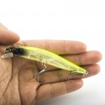 2015 New 1pc/lot lure smirnoff 9cm-8.6g minnow hard bait buzzing mandarin fishing bait lure baits eyes 3D tackle