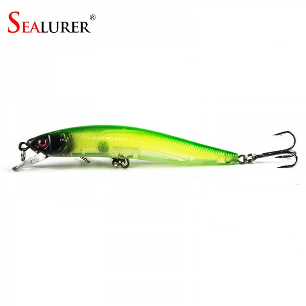 2015 New 1pc/lot lure smirnoff 9cm-8.6g minnow hard bait buzzing mandarin fishing bait lure baits eyes 3D tackle