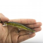 2015 New 1pc/lot lure smirnoff 9cm-8.6g minnow hard bait buzzing mandarin fishing bait lure baits eyes 3D tackle