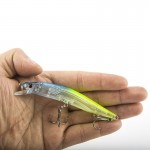 2015 New 1pc/lot lure smirnoff 9cm-8.6g minnow hard bait buzzing mandarin fishing bait lure baits eyes 3D tackle